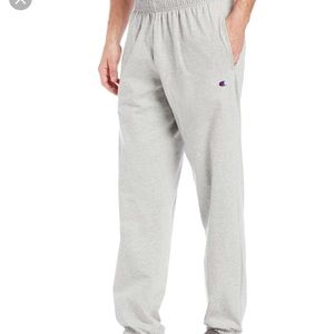grey men's champion sweatpants
